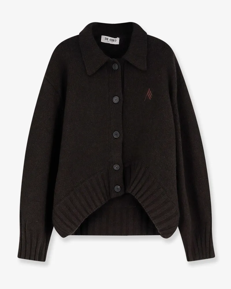 ATTICO Virgin wool and cashmere blend cardigan -  - gender_Woman Brown