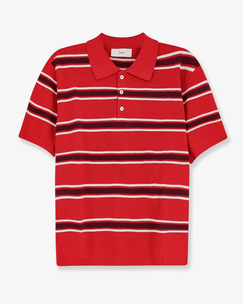 Dunst Unisex cotton polo shirt -  - gender_Woman Red