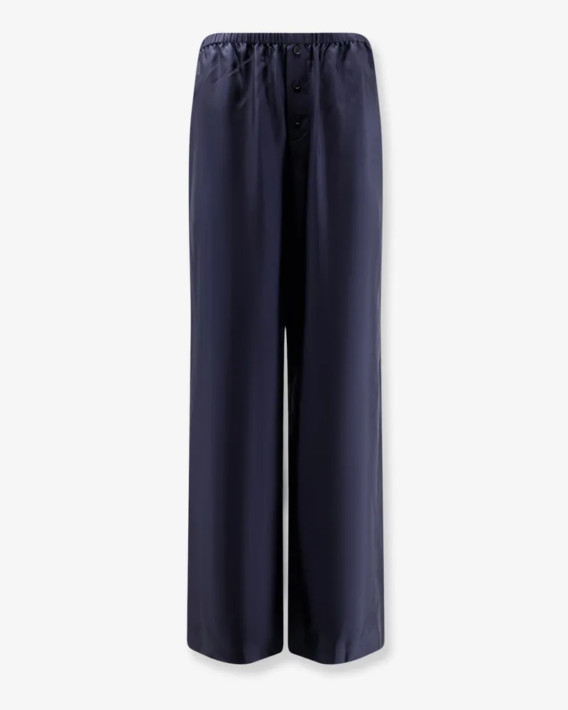 Róhe Silk trousers -  - gender_Woman Blue