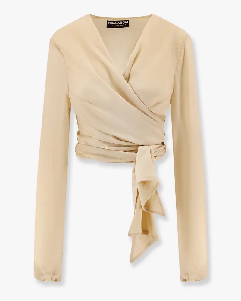 Chiara Boni Takao chiffon shirt -  - gender_Woman Beige