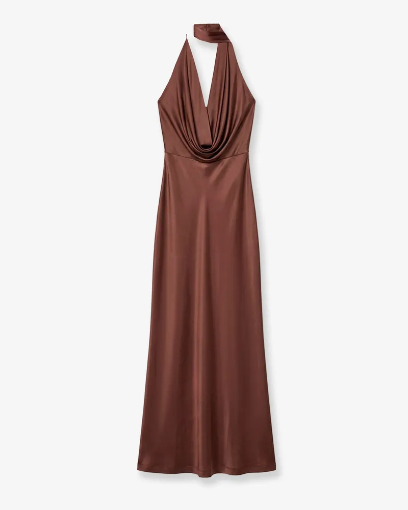 Amazuìn Vivienne jersey dress -  - gender_Woman Brown
