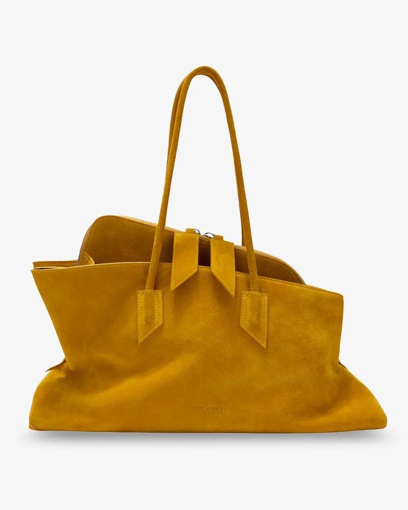 ATTICO La Passeggiata suede shoulder bag -  - gender_Woman Yellow