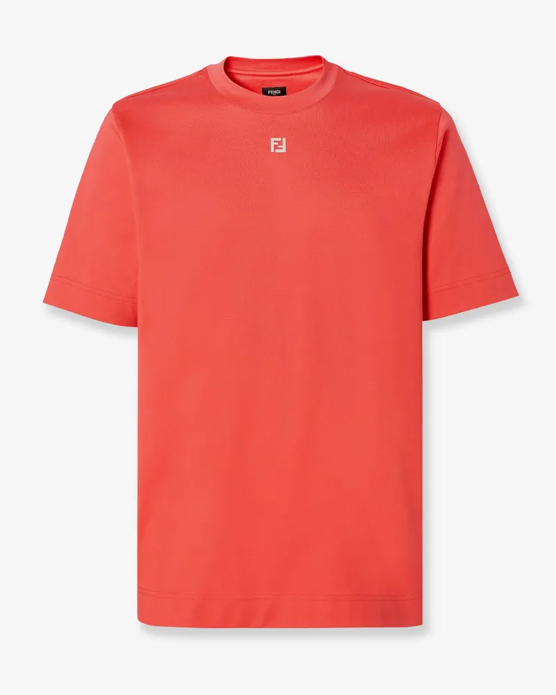 Fendi Cotton T-shirt -  - gender_Man Red