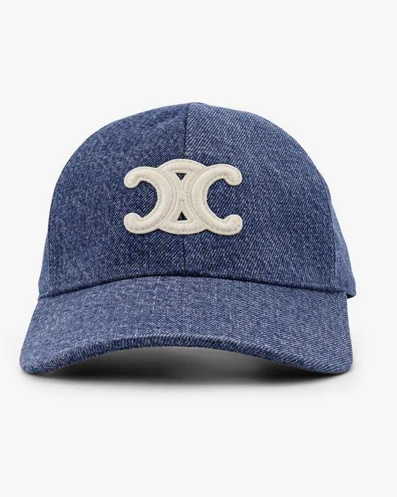 Celine Denim baseball hat -  - gender_Woman Blue