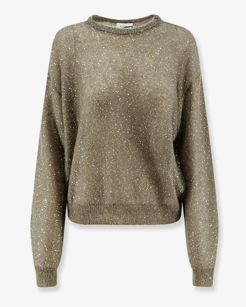 NUDE Mohair blend sweater with sequins -  - gender_Woman Green