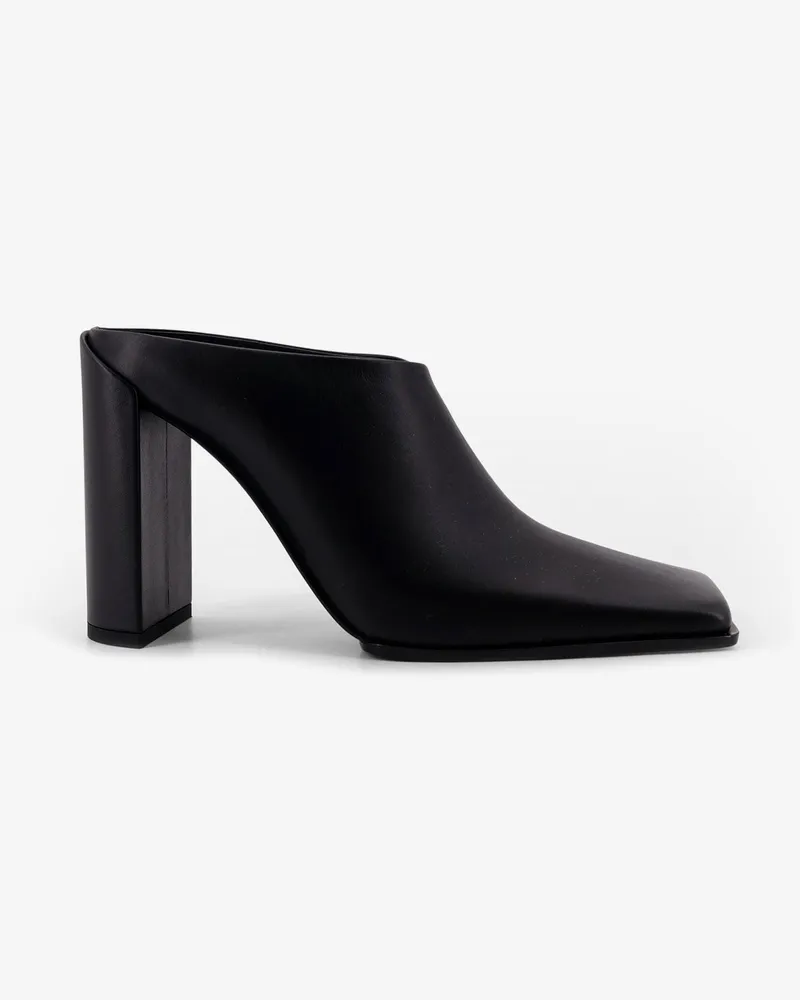 Alaïa Square Leather Mule -  - gender_Woman Black