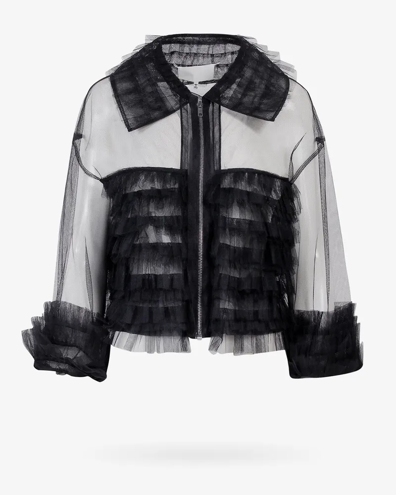 Maison Margiela Tulle top -  - gender_Woman Black