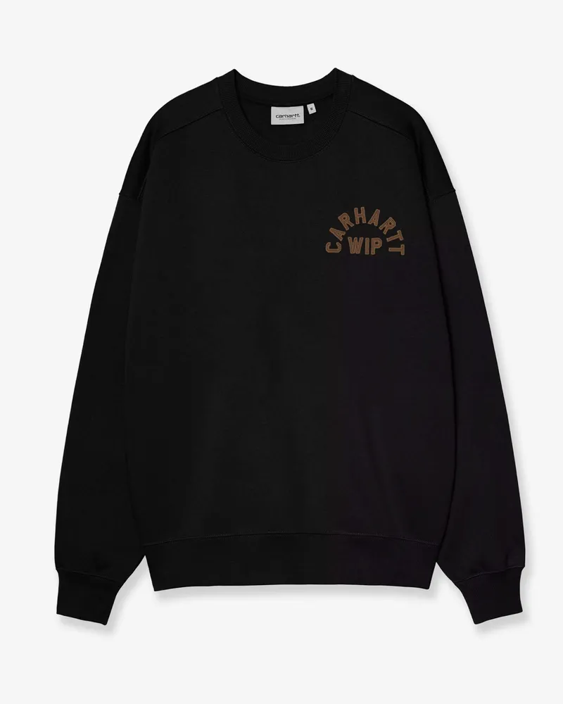 Carhartt WIP Arch Script cotton blend sweatshirt -  - gender_Man Black