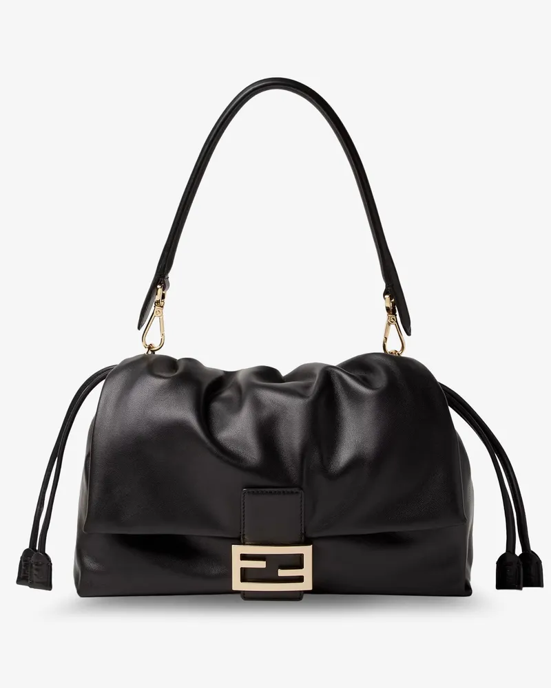 Fendi Baguette Soft Large leather bag -  - gender_Woman Black