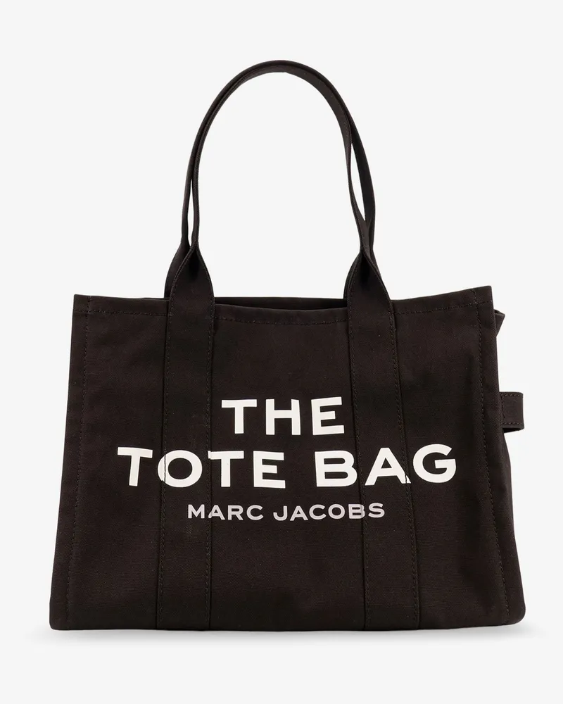Marc Jacobs Canvas shopping bag with frontal logo -  - gender_Woman Black