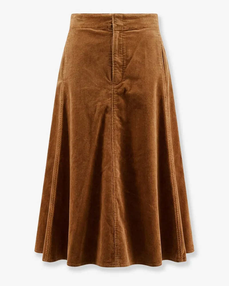 Ralph Lauren A-Line corduroy skirt -  - gender_Woman Brown