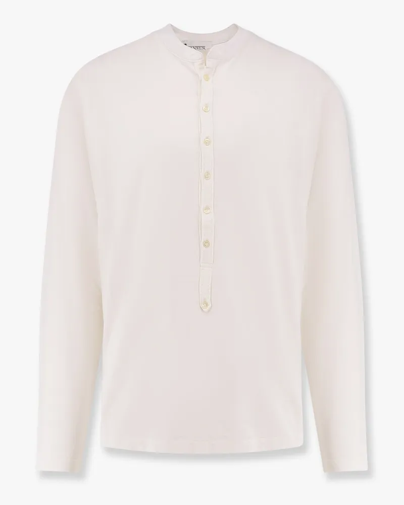 Laneus Cotton and silk T-shirt -  - gender_Man White