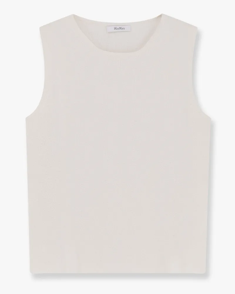 Max Mara Fosco wool and cashmere vest -  - gender_Woman White