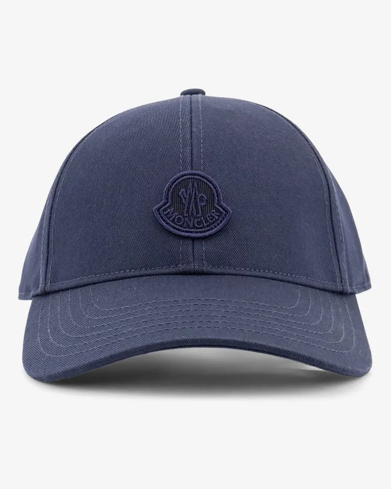 Moncler Cotton Baseball Hat -  - gender_Woman Blue