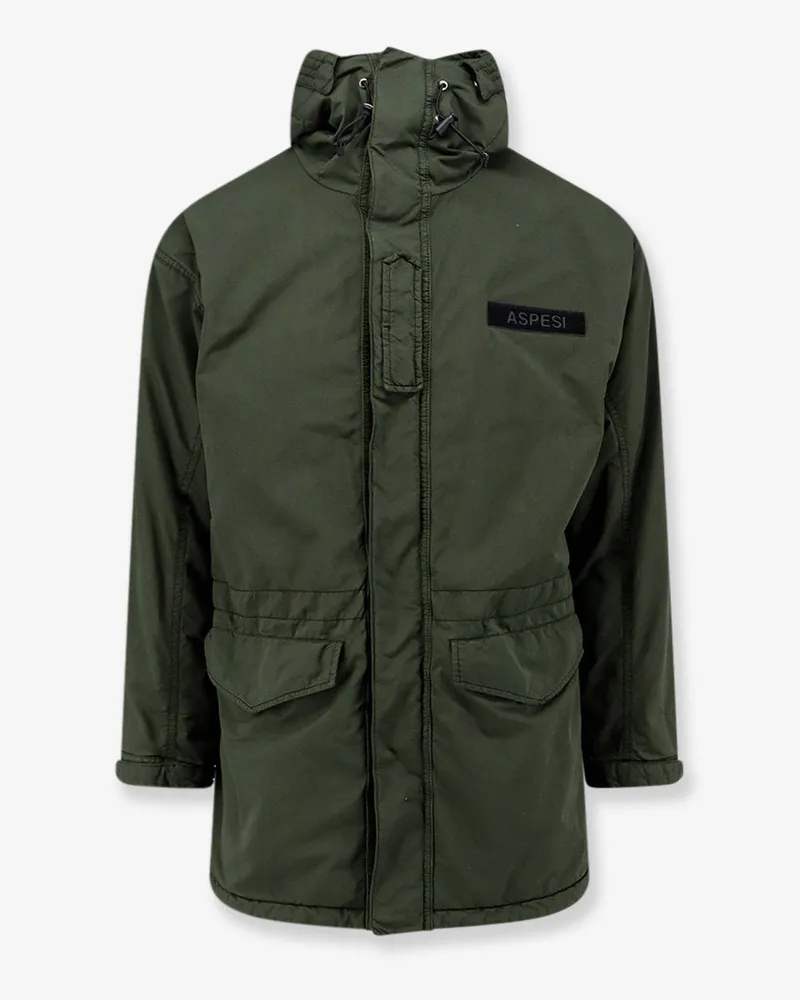 ASPESI Boom Winter hooded parka -  - gender_Man Green