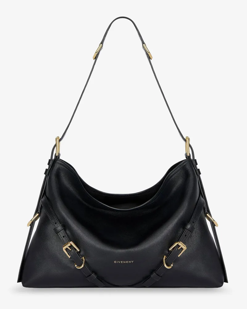Givenchy Voyou Medium leather shoulder bag -  - gender_Woman Black