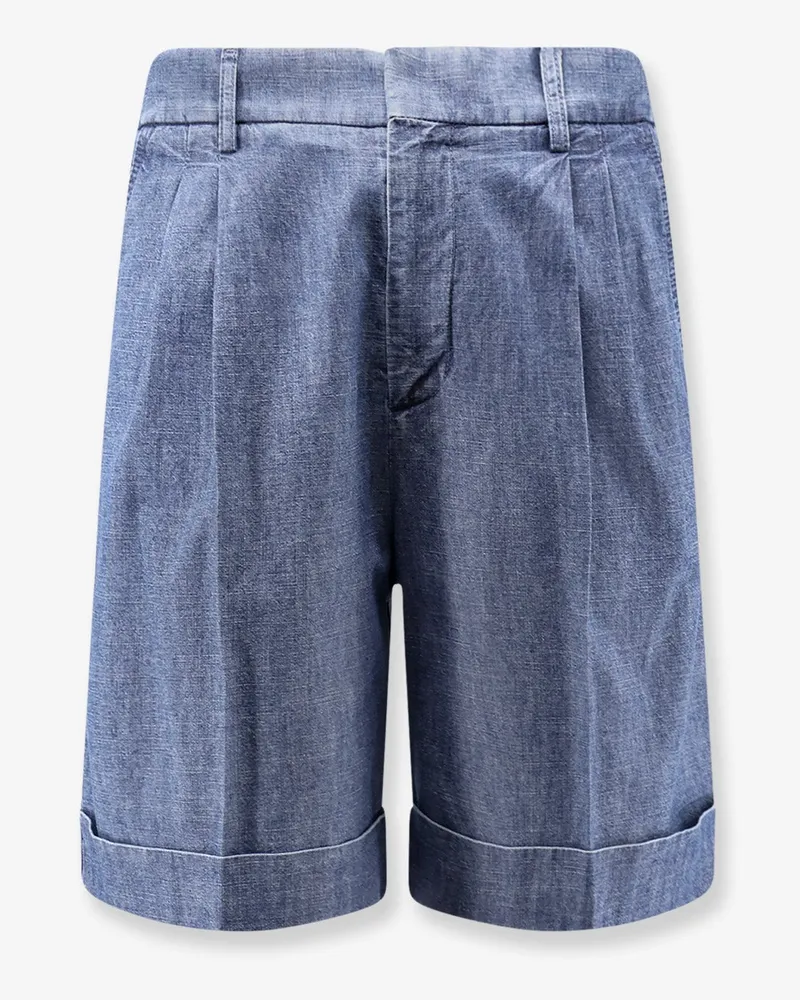 Valentino Garavani Denim Shorts - VALENTINO - gender_Man Blue