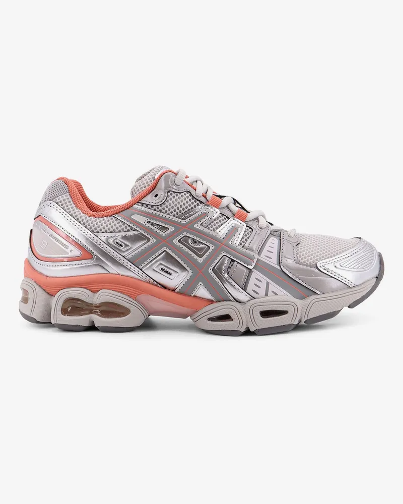 Asics Gel-Nimbus 9 low-top mesh and leather sneakers -  - gender_Man Grey