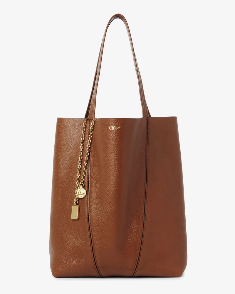 Chloé Chloé Spin leather shoulder bag -  - gender_Woman Brown