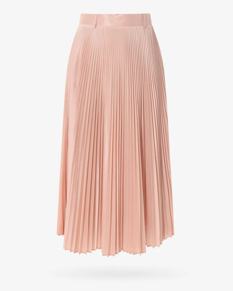 Max Mara Distressed fabric pleated skirt -  - gender_Woman Pink