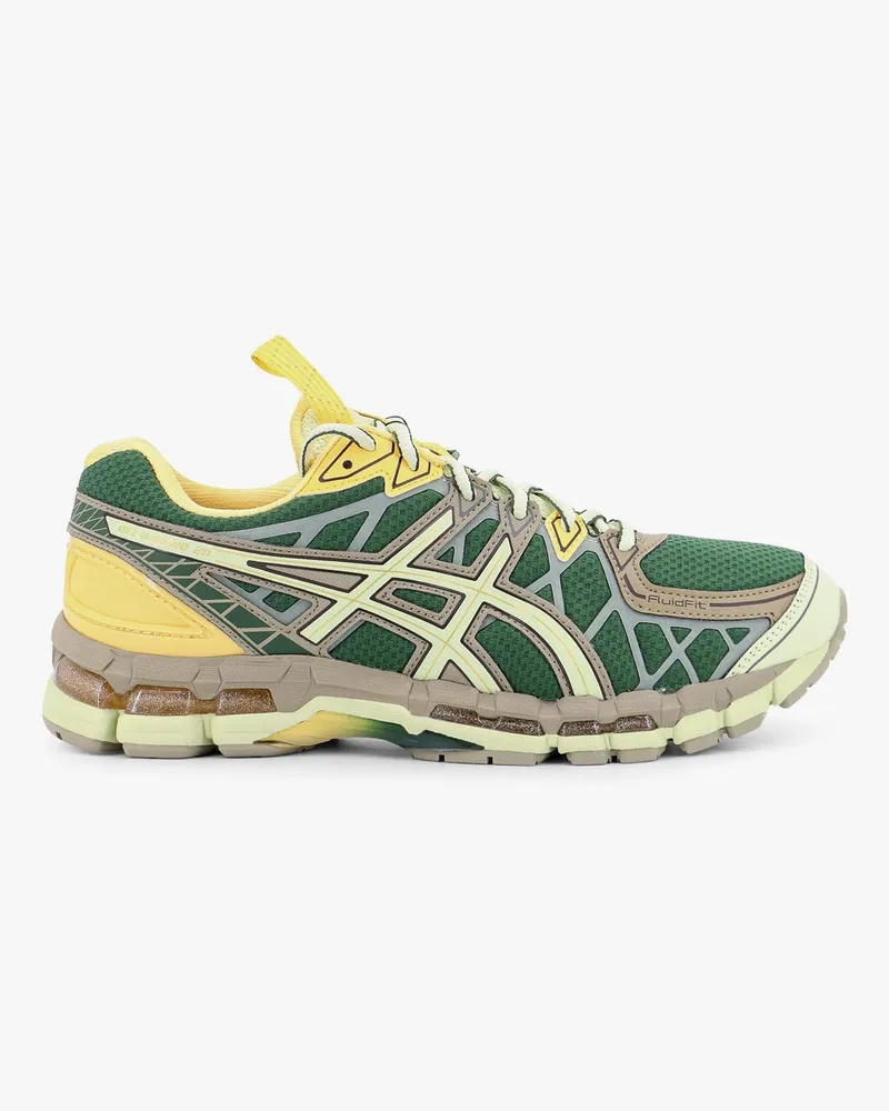 Asics Mesh and leather sneakers -  - gender_Man Green