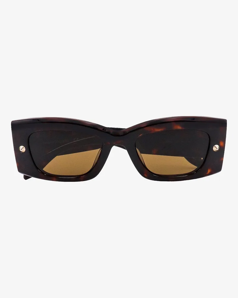 Alexander McQueen Acetate sunglasses -  - gender_Woman Brown