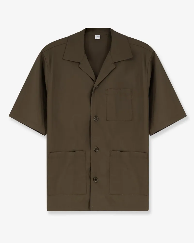 ASPESI Ago cotton blend shirt -  - gender_Man Green