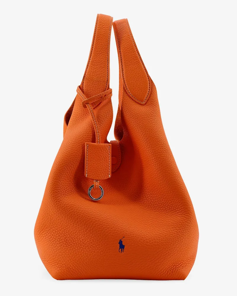 Ralph Lauren Leather shoulder bag -  - gender_Woman Orange