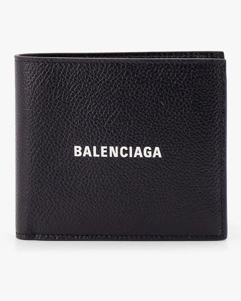 Balenciaga Leather wallet -  - gender_Man Black