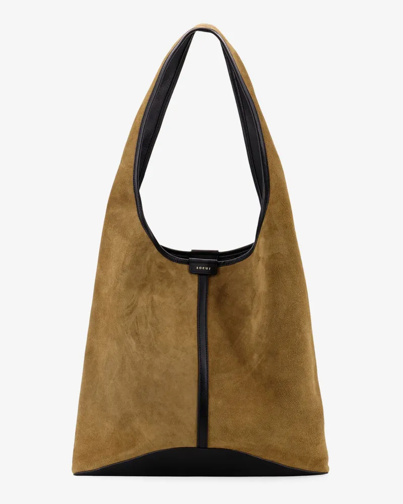 Soeur Delice suede shoulder bag -  - gender_Woman Green