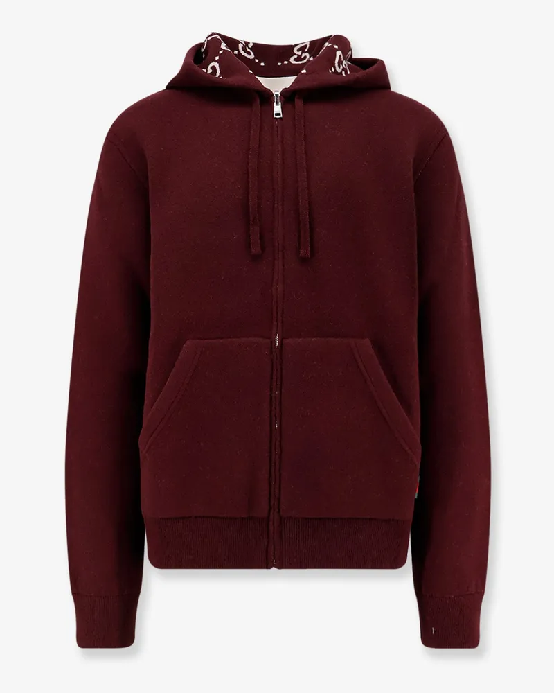 Gucci Reversible wool jacket with GG motif -  - gender_Man Red