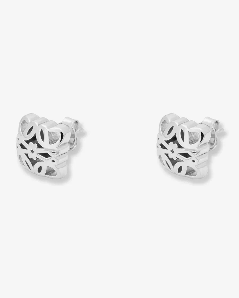 Loewe Anagram Bombé sterling silver earrings -  - gender_Woman Silver
