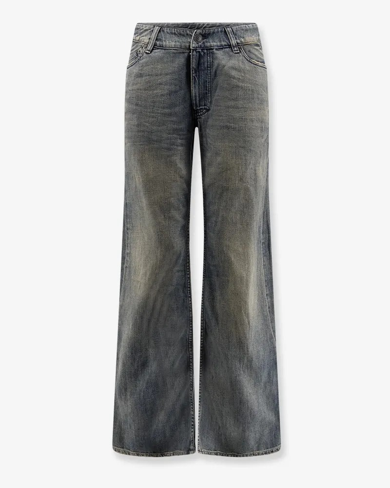 Balenciaga Curved Waist Pants jeans -  - gender_Woman Blue