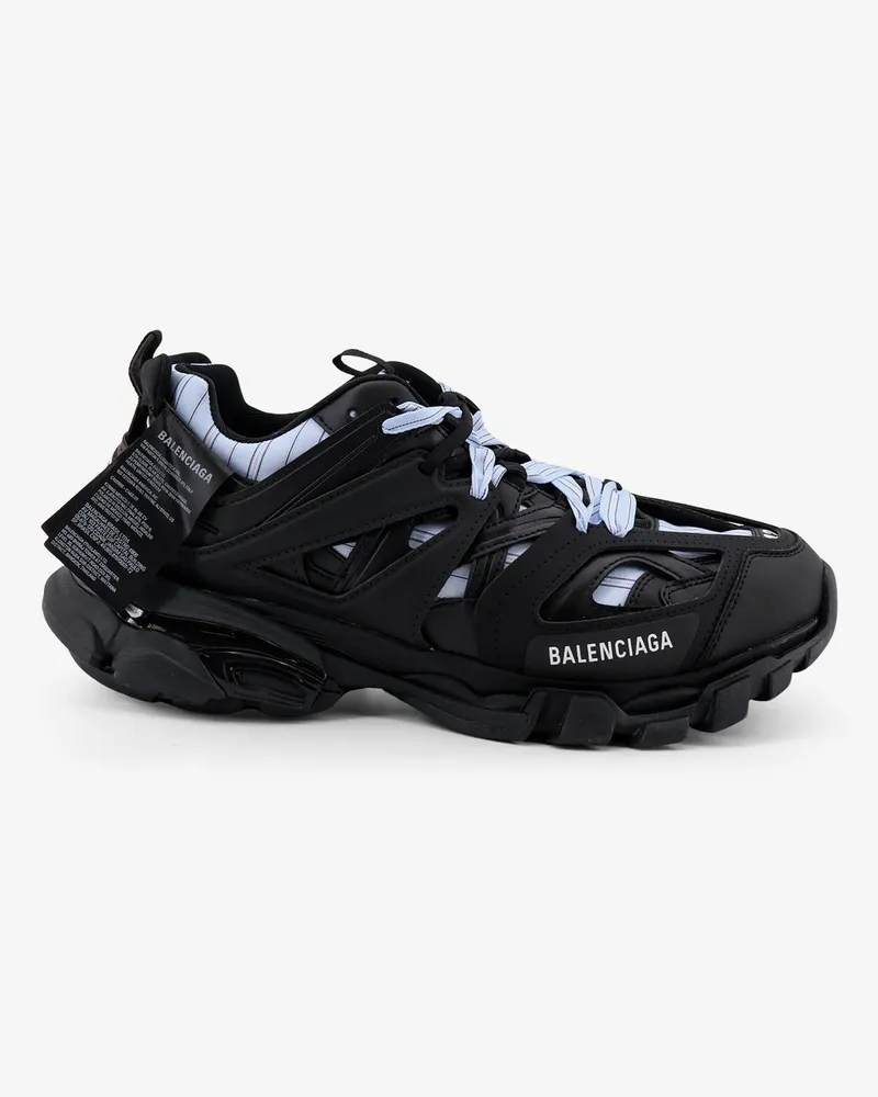 Balenciaga Track Shirt polyurethane sneakers with side logo -  - gender_Man Black