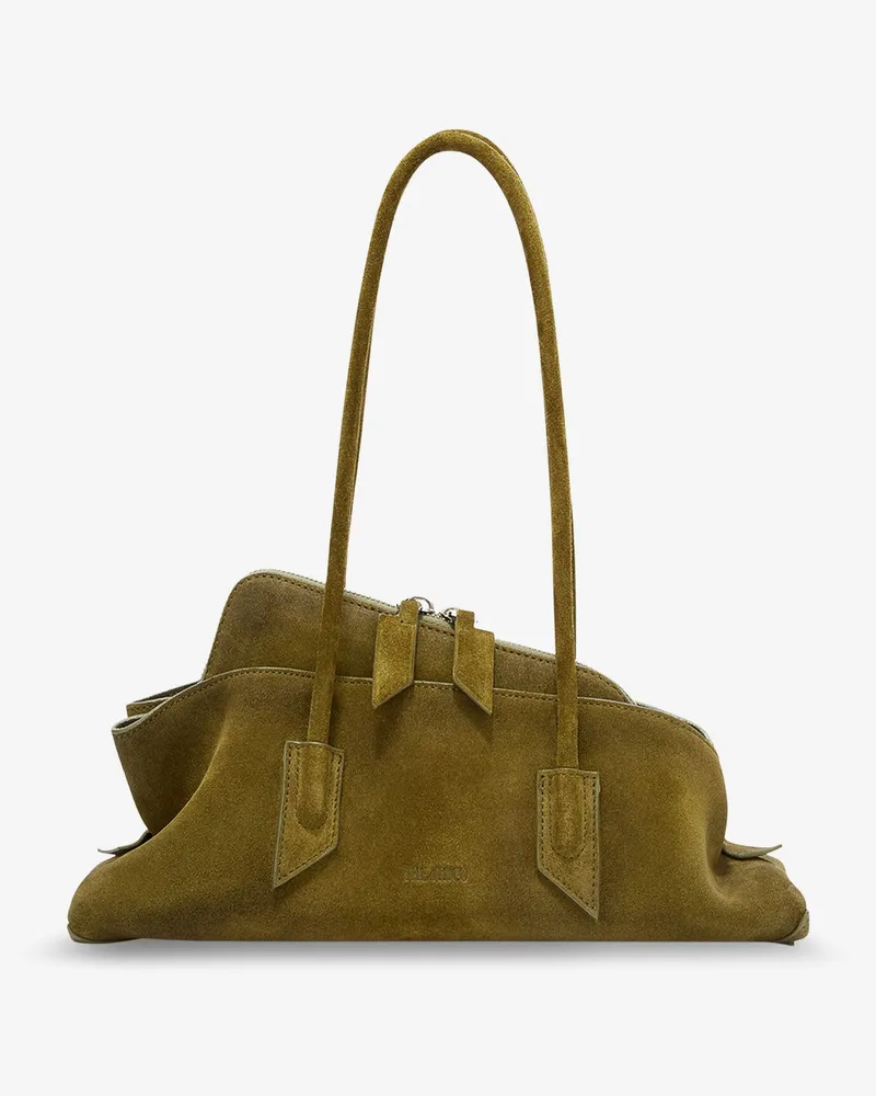 ATTICO Laminated leather La Passeggiata Small shoulder bag -  - gender_Woman Green