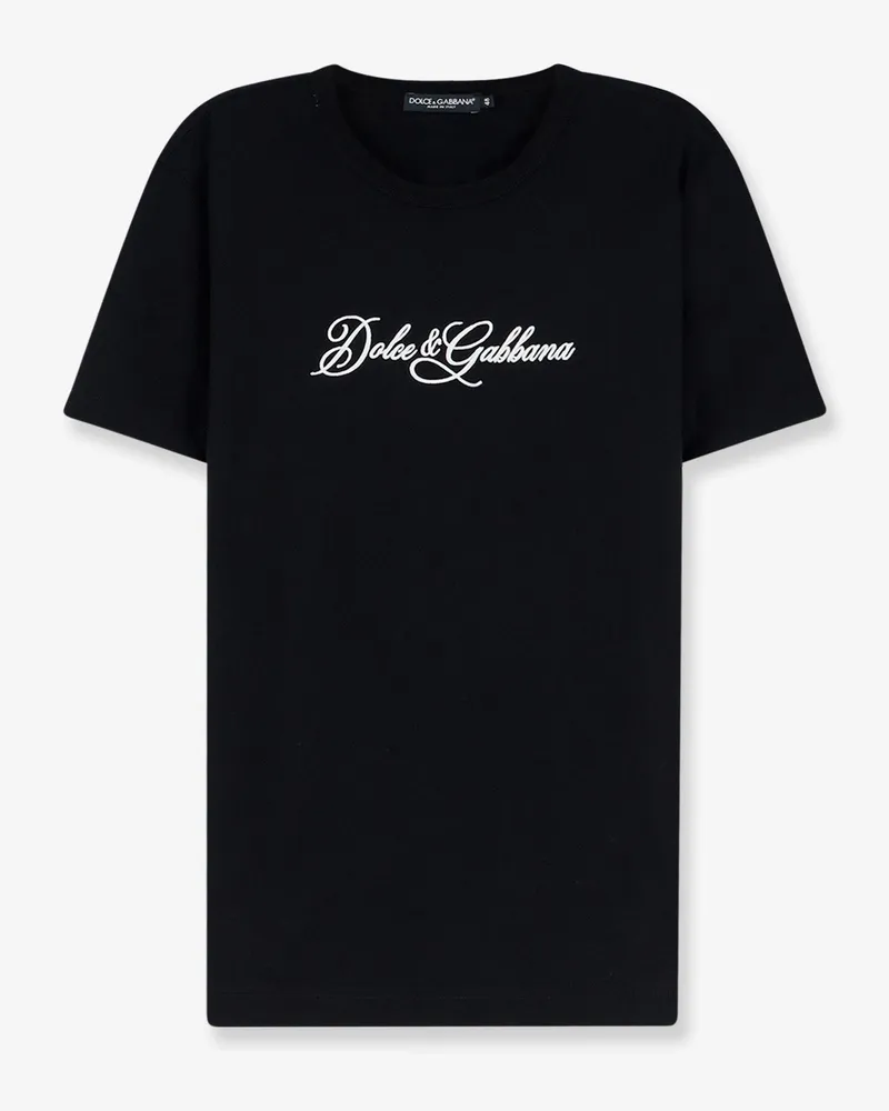 Dolce & Gabbana Cotton t-shirt with Logo -  - gender_Man Black