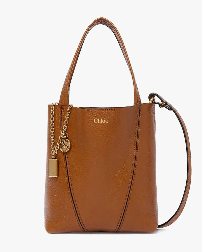Chloé Chloé Spin leather crossbody bag -  - gender_Woman Brown
