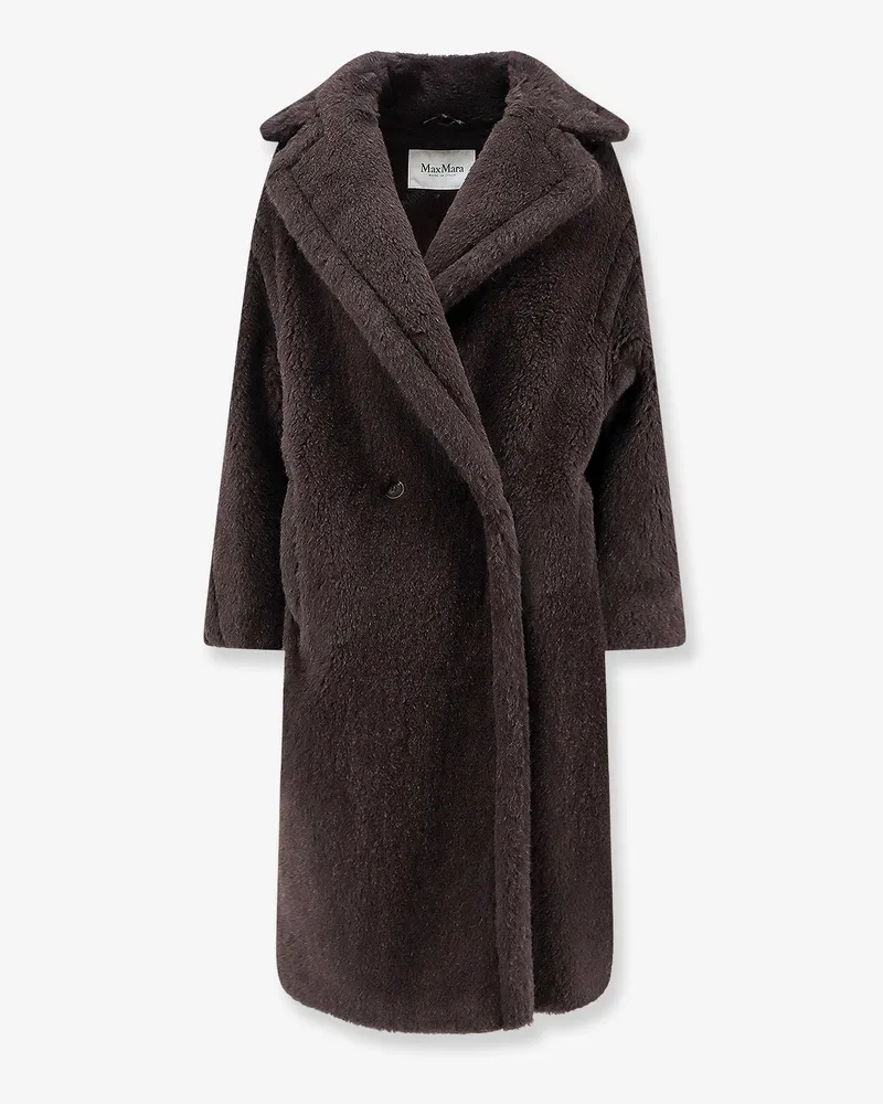 Max Mara Tedgirl alpaca, virgin wool and silk coat -  - gender_Woman Brown