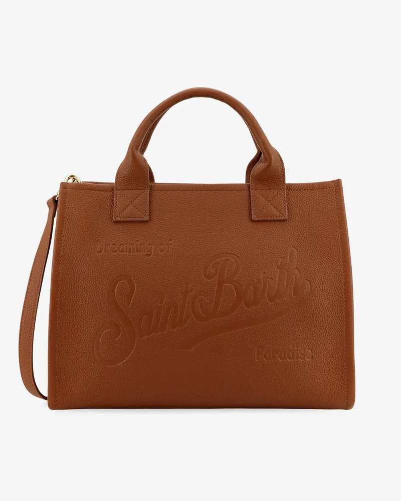 MC2 Saint Barth Vanity Bag Large leather shoulder bag -  - gender_Woman Brown