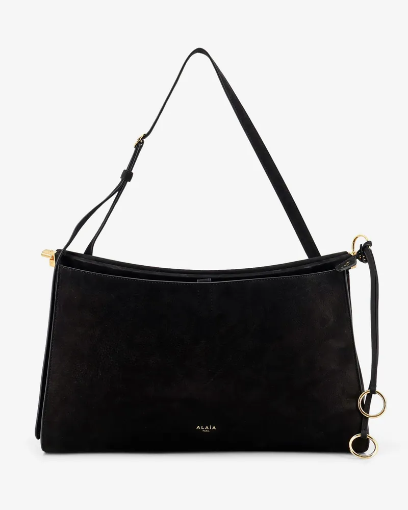 Alaïa Le Click Pocket 35 nabuk shoulder bag -  - gender_Woman Black
