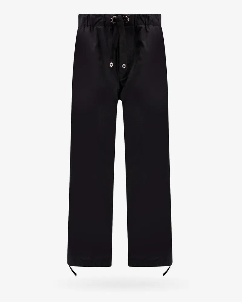 Versace Cotton trouser with back embroidered logo -  - gender_Man Black
