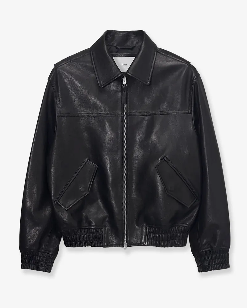 Dunst Unisex Refined leather jacket -  - gender_Man Black