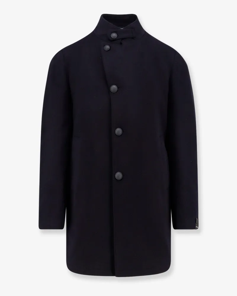 Tagliatore Gordon wool and cashmere coat -  - gender_Man Blue