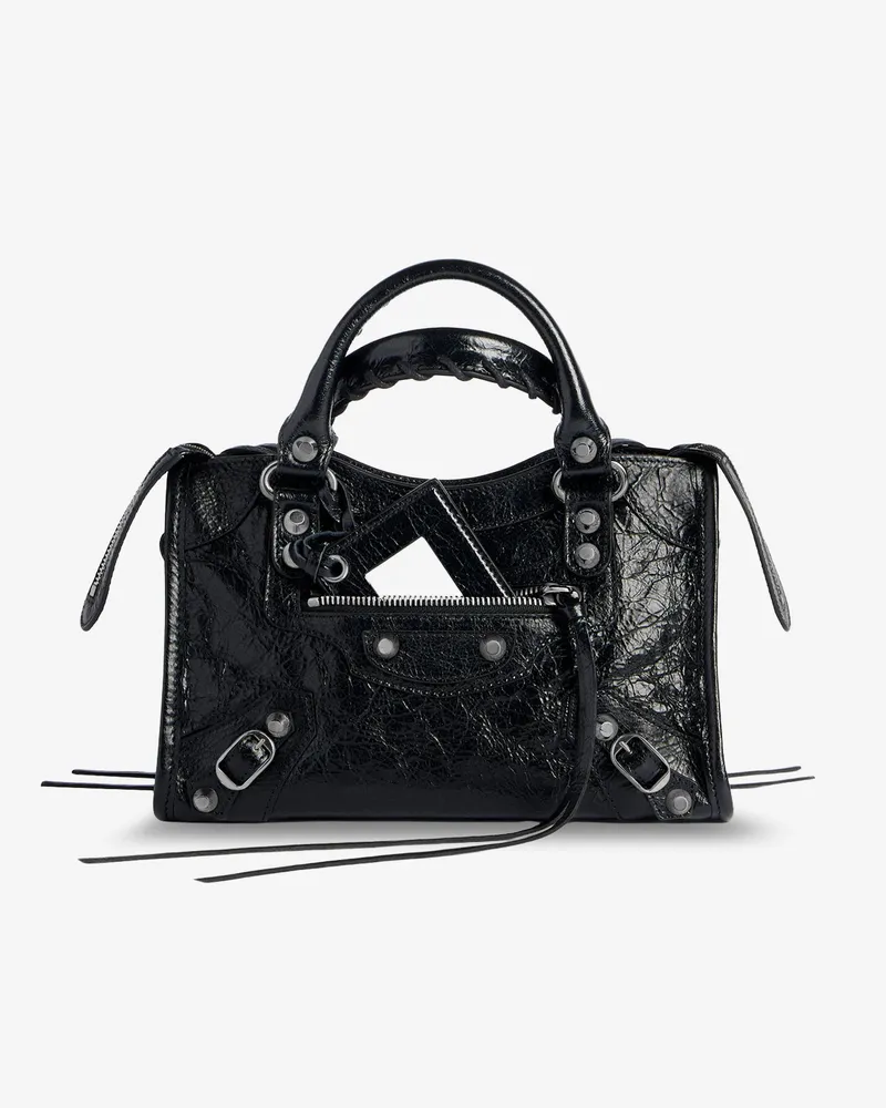 Balenciaga Le City Mini Arena Leather handbag -  - gender_Woman Black