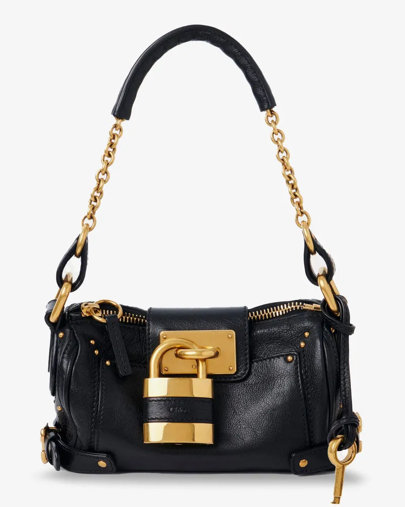 Chloé Paddington Small leather shoulder bag -  - gender_Woman Black