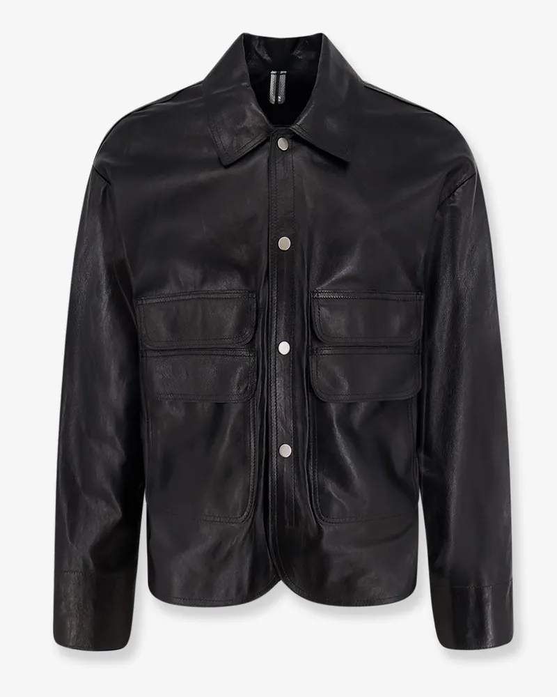 DFOUR Leather Jacket -  - gender_Man Black