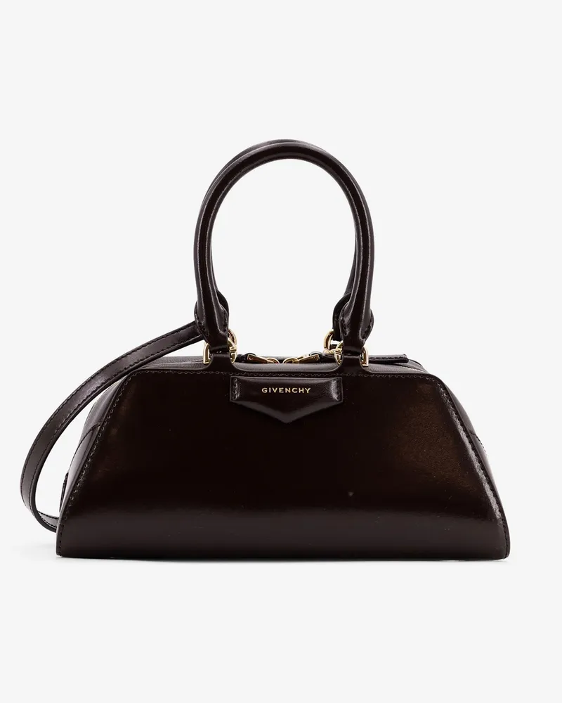 Givenchy Antigona East West Mini leather shoulder bag -  - gender_Woman Brown
