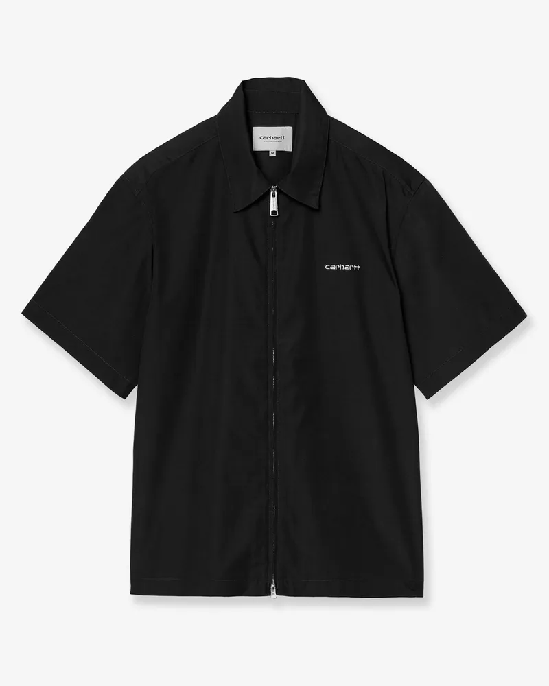 Carhartt WIP Postal shirt with zip -  - gender_Man Black