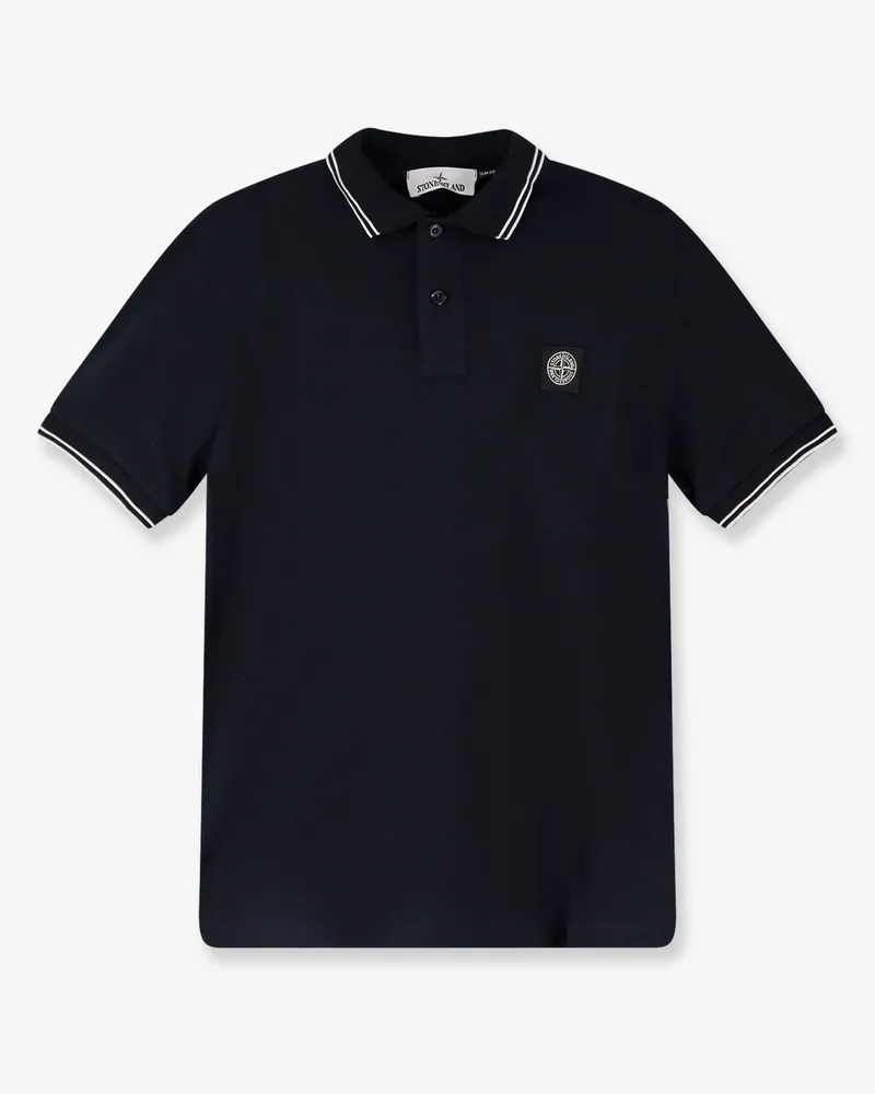 Stone Island Organic cotton polo shirt -  - gender_Man Blue