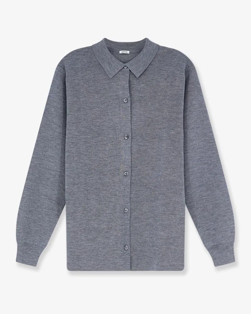 ASPESI Virgin wool cardigan -  - gender_Woman Grey